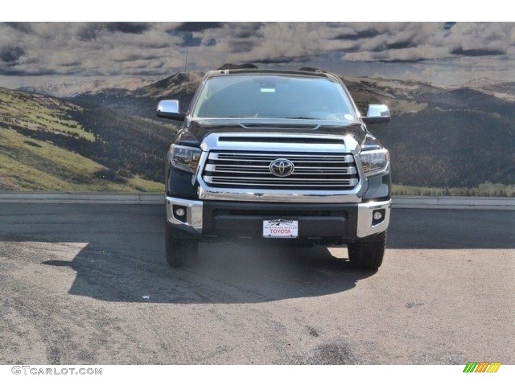 2018 Tundra Limited CrewMax 4x4 - Midnight Black Metallic / Sand Beige photo #2