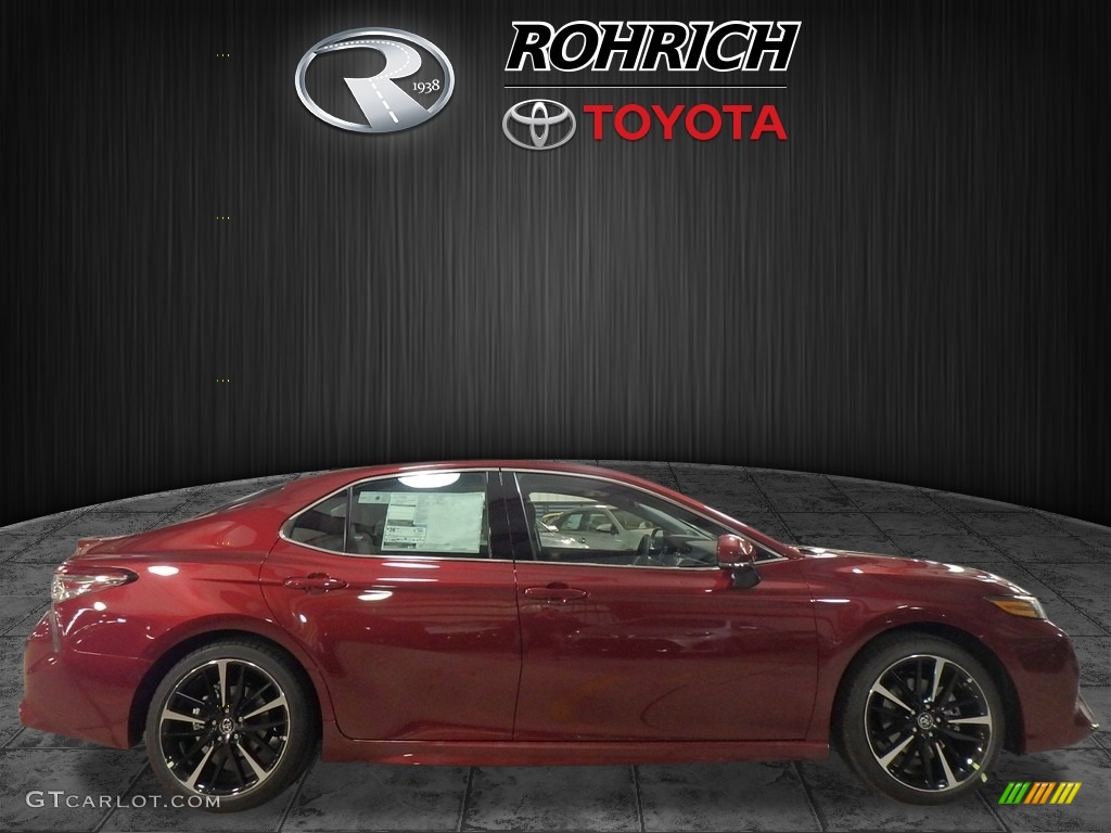 2018 Camry XSE V6 - Ruby Flare Pearl / Black photo #2