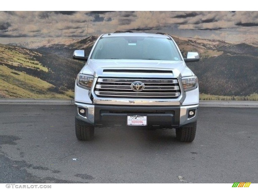 2018 Tundra Limited Double Cab 4x4 - Super White / Graphite photo #2