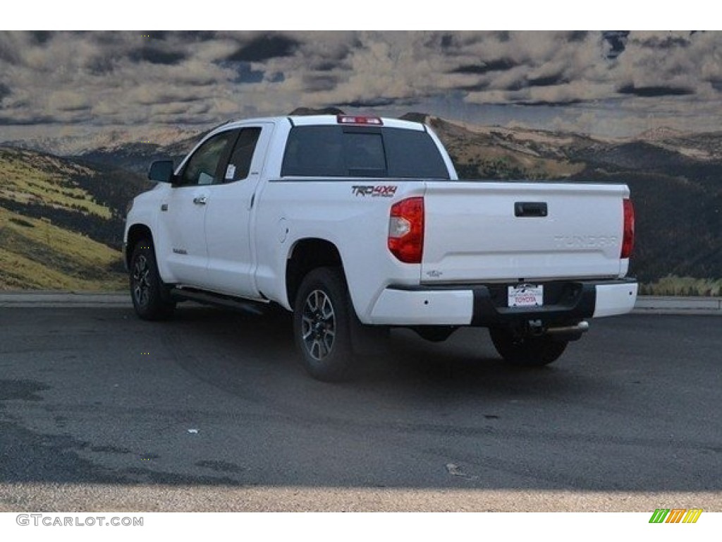 2018 Tundra Limited Double Cab 4x4 - Super White / Graphite photo #3