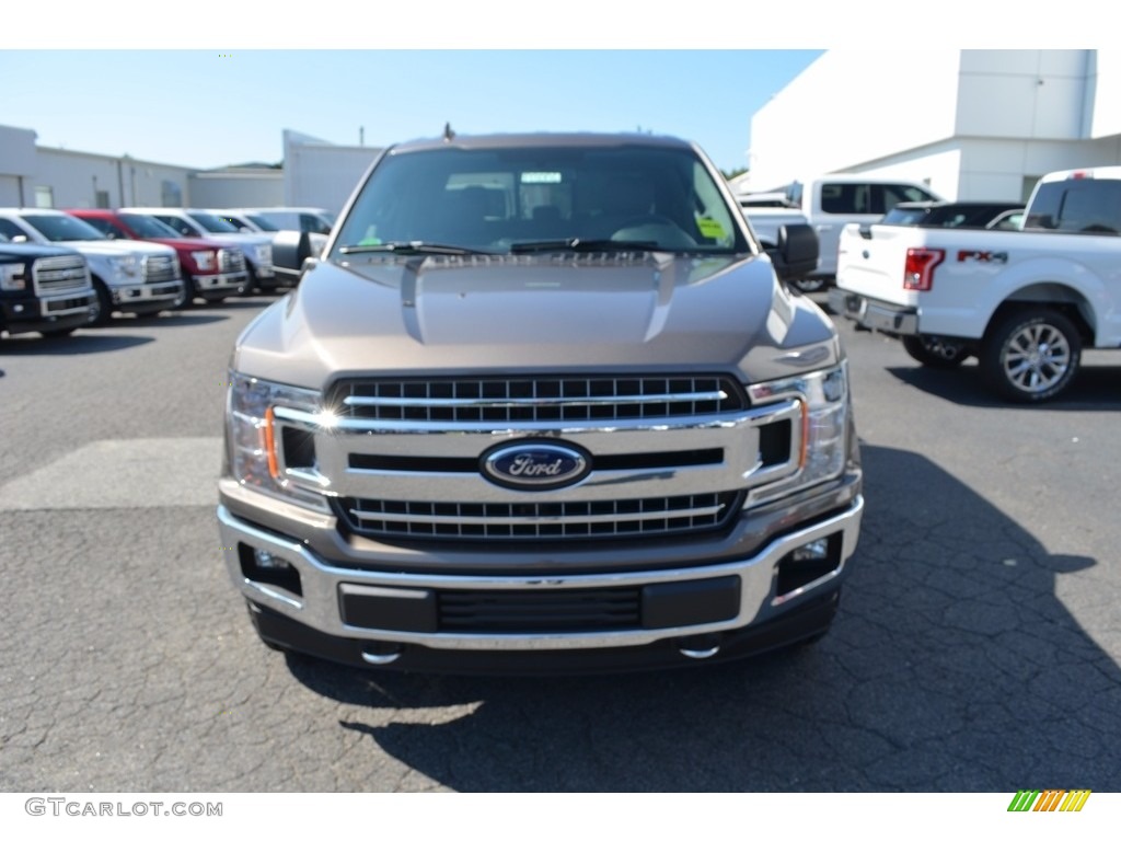 2018 F150 XLT SuperCrew 4x4 - Stone Gray / Earth Gray photo #4