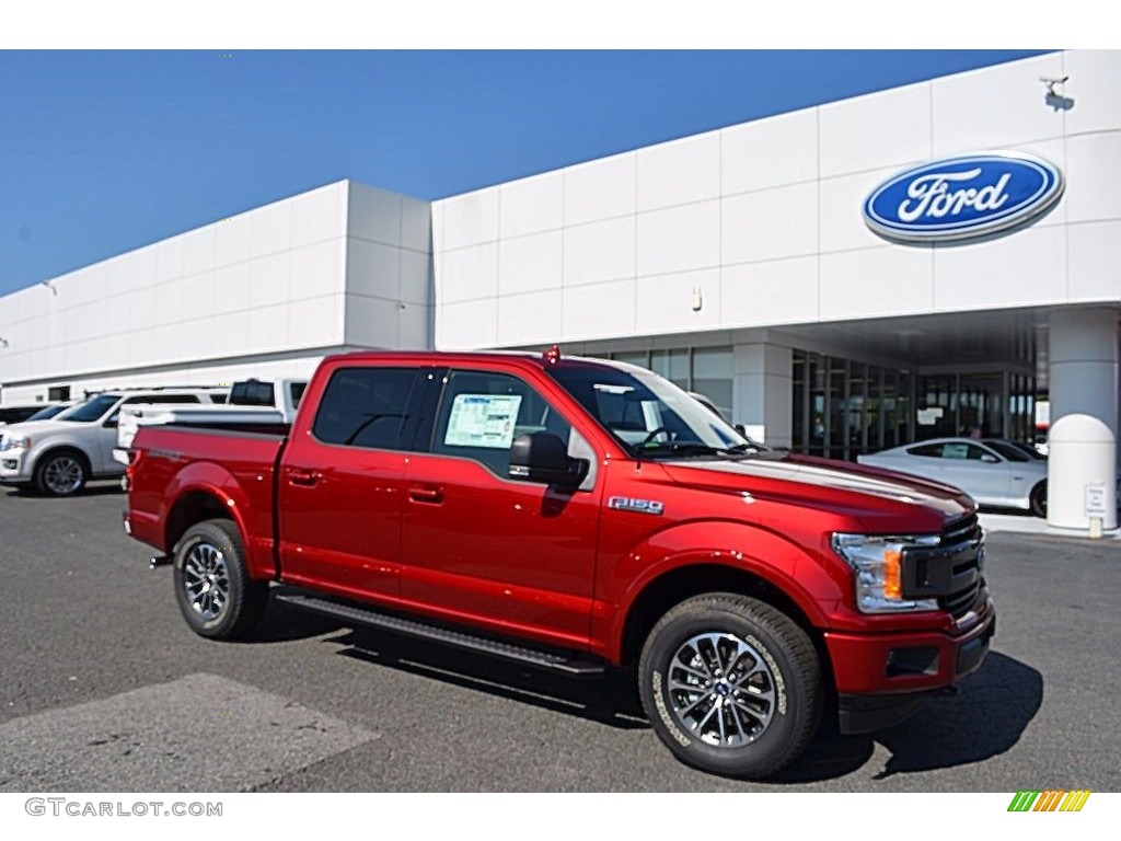 Ruby Red 2018 Ford F150 XLT SuperCrew 4x4 Exterior Photo #122664164