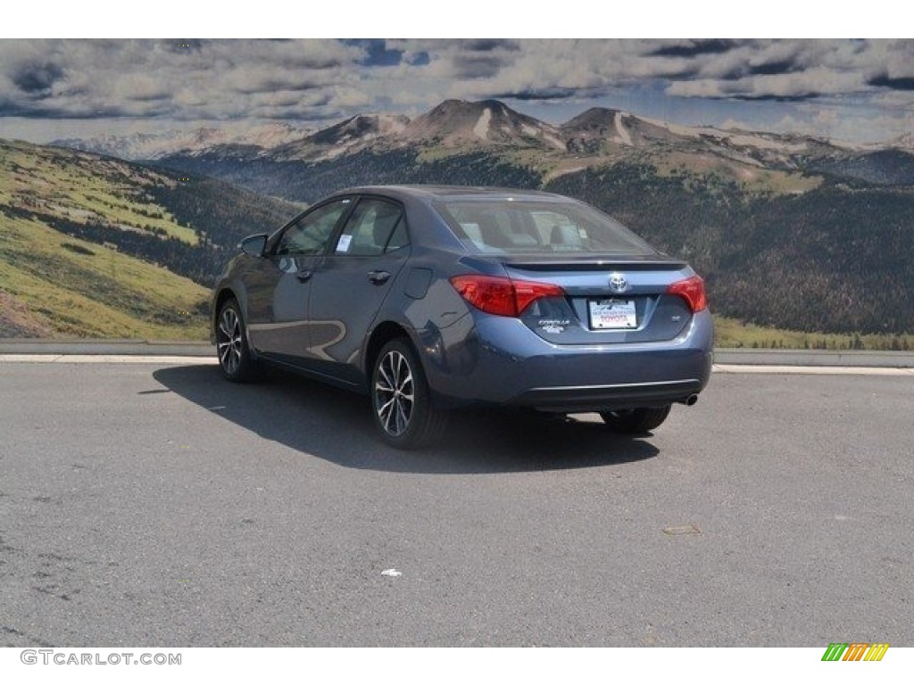 2018 Corolla SE - Slate Metallic / Vivid Blue photo #3