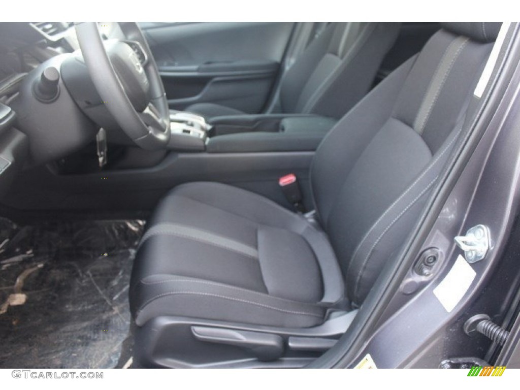 2017 Civic LX Sedan - Modern Steel Metallic / Black photo #10