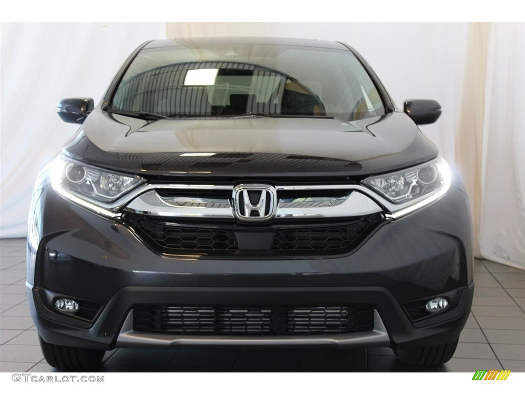 2017 CR-V EX - Gunmetal Metallic / Gray photo #4