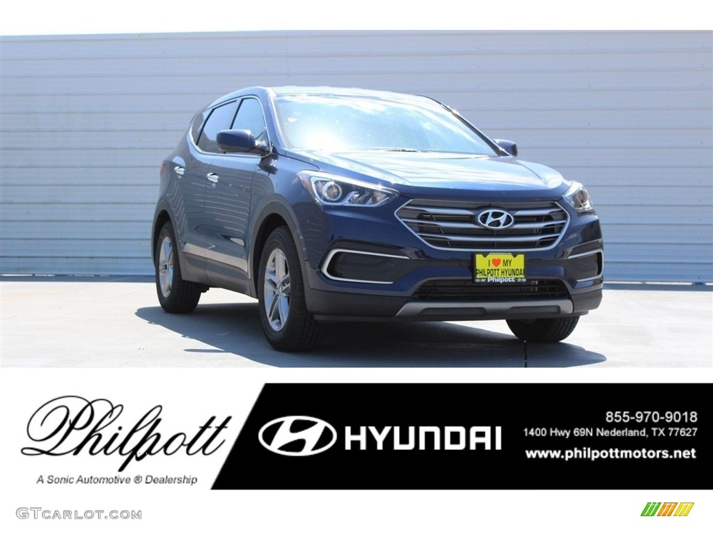 Nightfall Blue Hyundai Santa Fe Sport