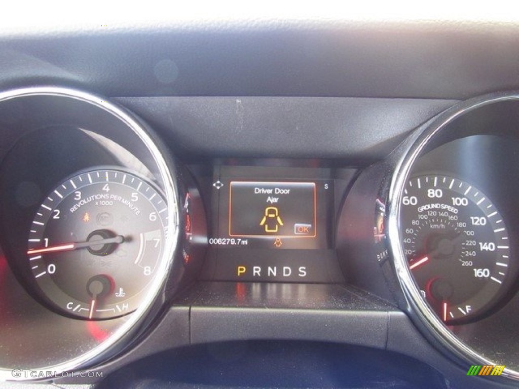 2015 Mustang EcoBoost Premium Coupe - Black / 50 Years Raven Black photo #22