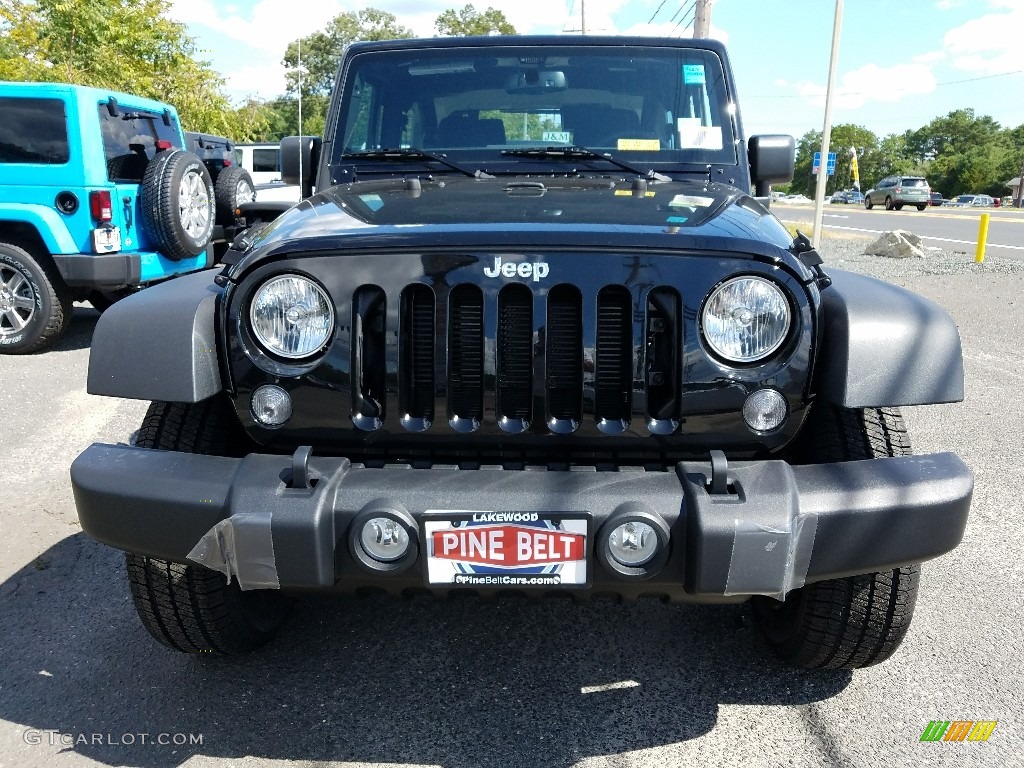 2017 Wrangler Sport 4x4 - Black / Black photo #2