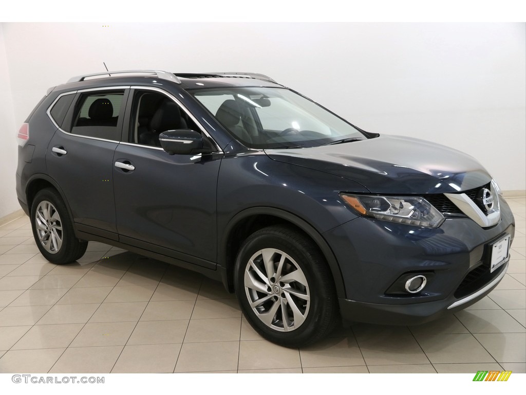 2015 Rogue SL AWD - Arctic Blue Metallic / Charcoal photo #1