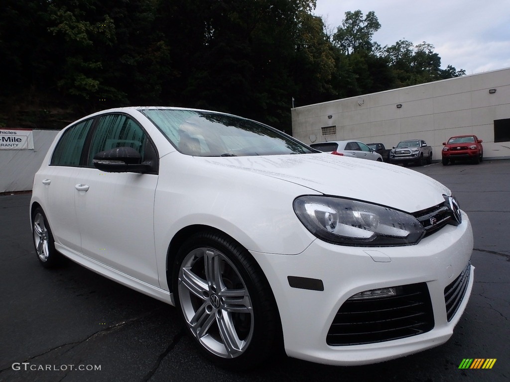 2012 Golf R 4 Door 4Motion - Candy White / R Titan Black Leather photo #1