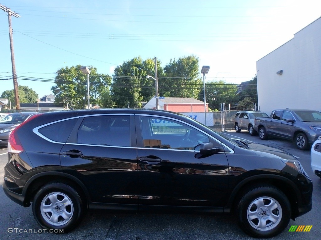 2014 CR-V LX AWD - Crystal Black Pearl / Black photo #2