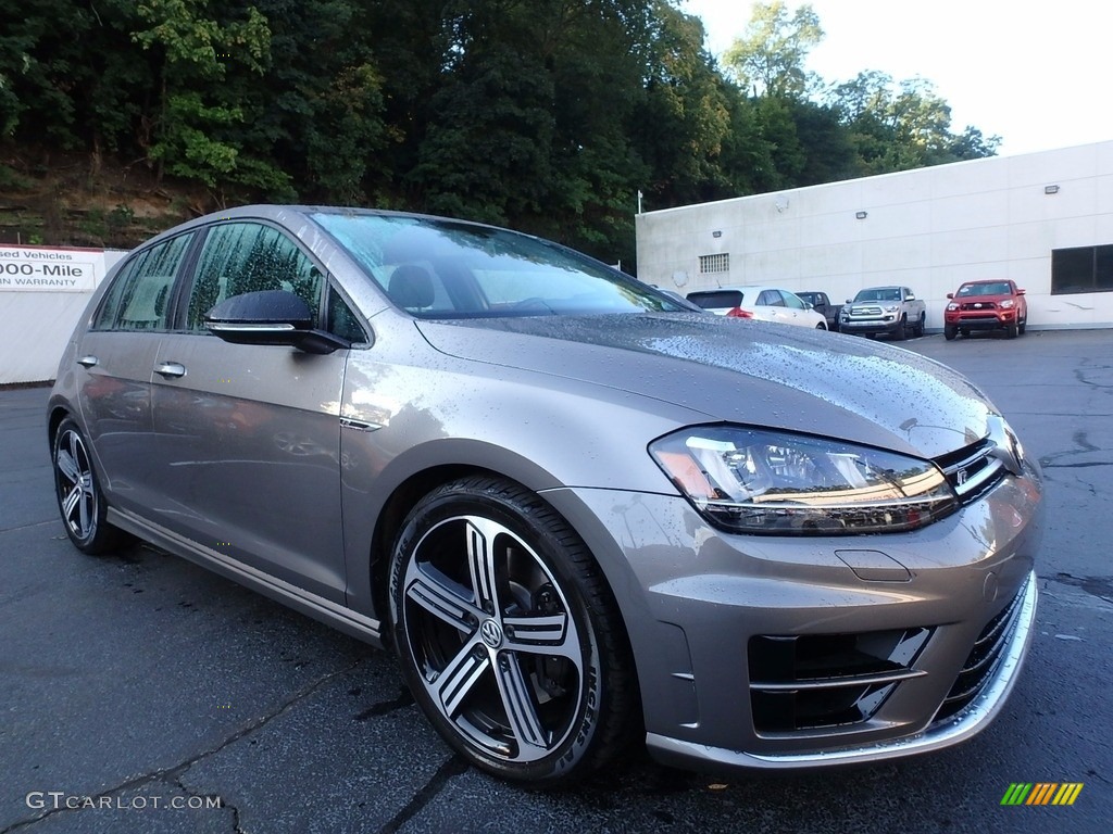 2016 Golf R 4Motion - Limestone Gray Metallic / Black photo #1