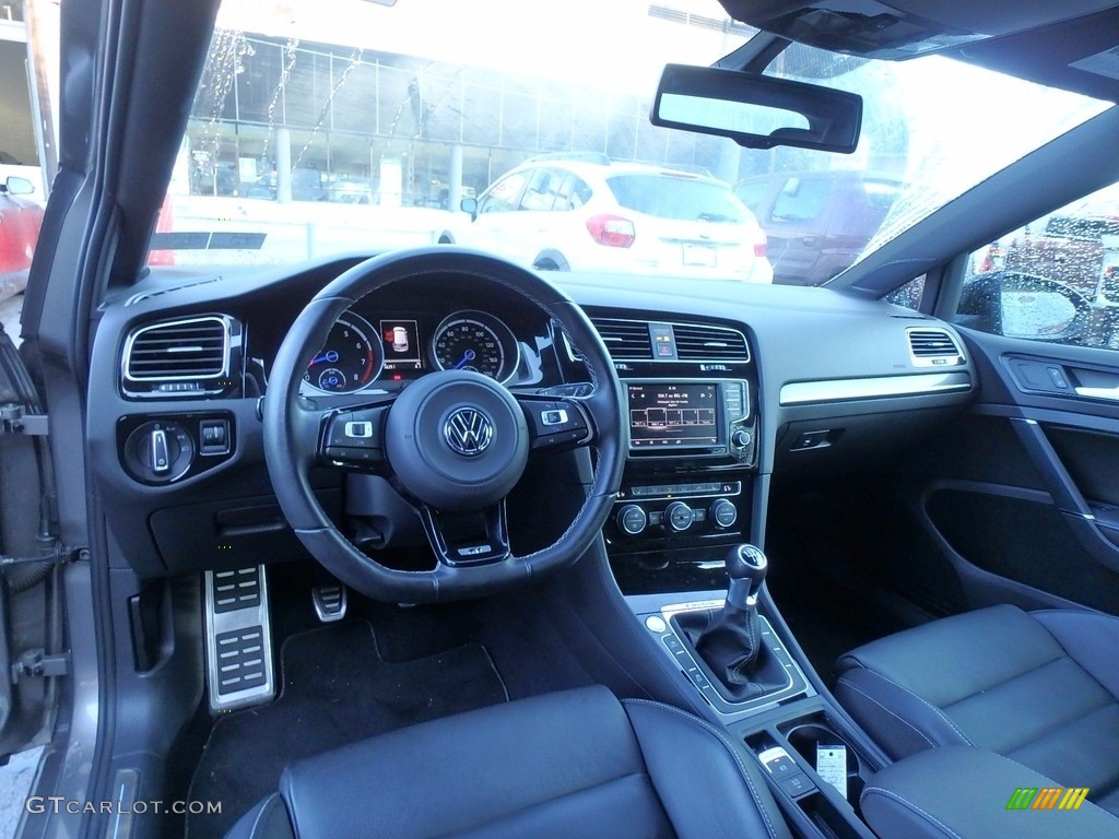2016 Golf R 4Motion - Limestone Gray Metallic / Black photo #8