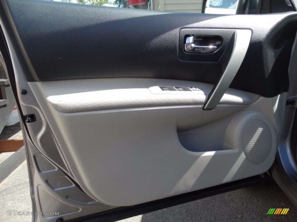 2011 Rogue SV AWD - Frosted Steel Metallic / Black photo #7