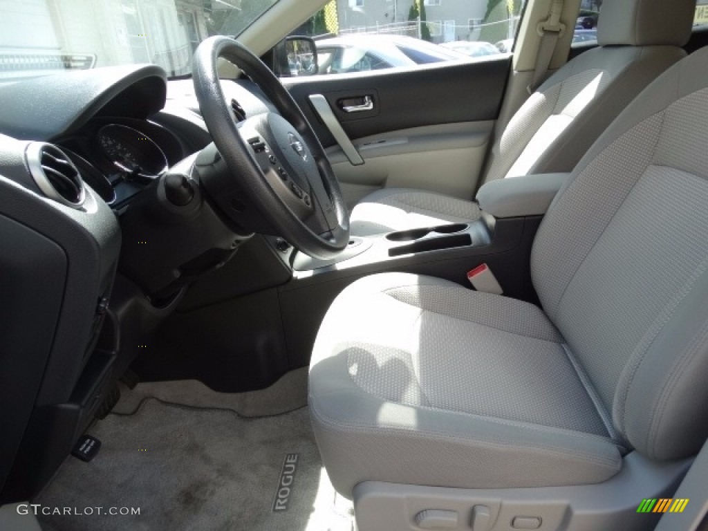 2011 Rogue SV AWD - Frosted Steel Metallic / Black photo #8