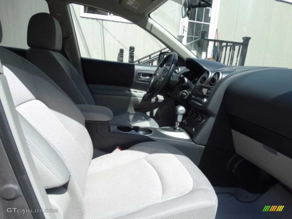 2011 Rogue SV AWD - Frosted Steel Metallic / Black photo #13