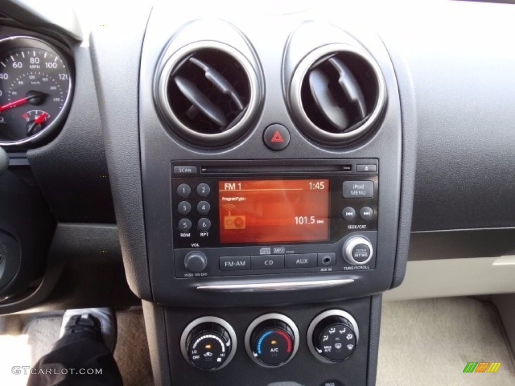 2011 Rogue SV AWD - Frosted Steel Metallic / Black photo #19