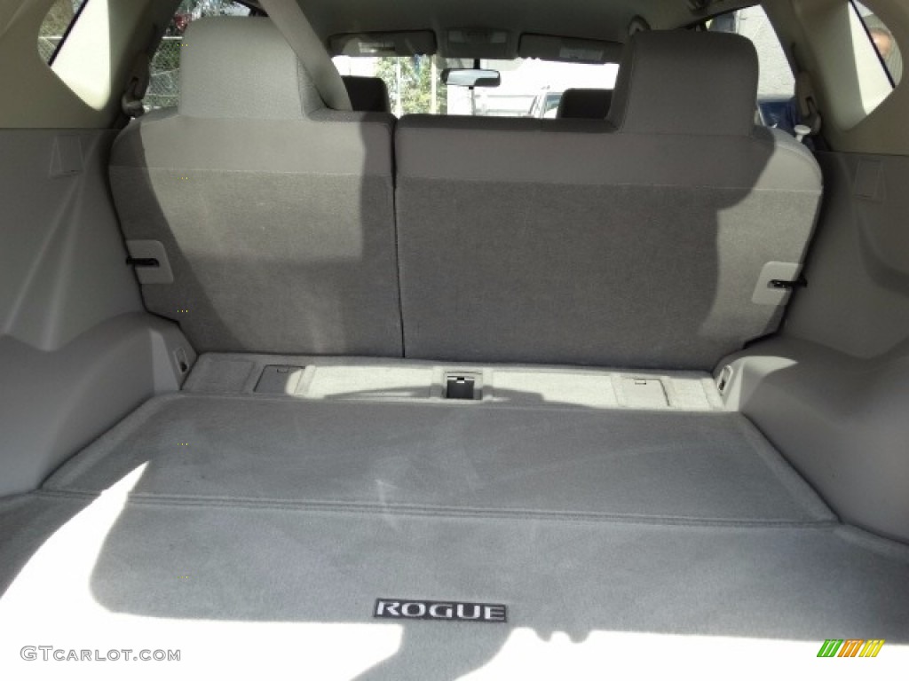 2011 Rogue SV AWD - Frosted Steel Metallic / Black photo #23
