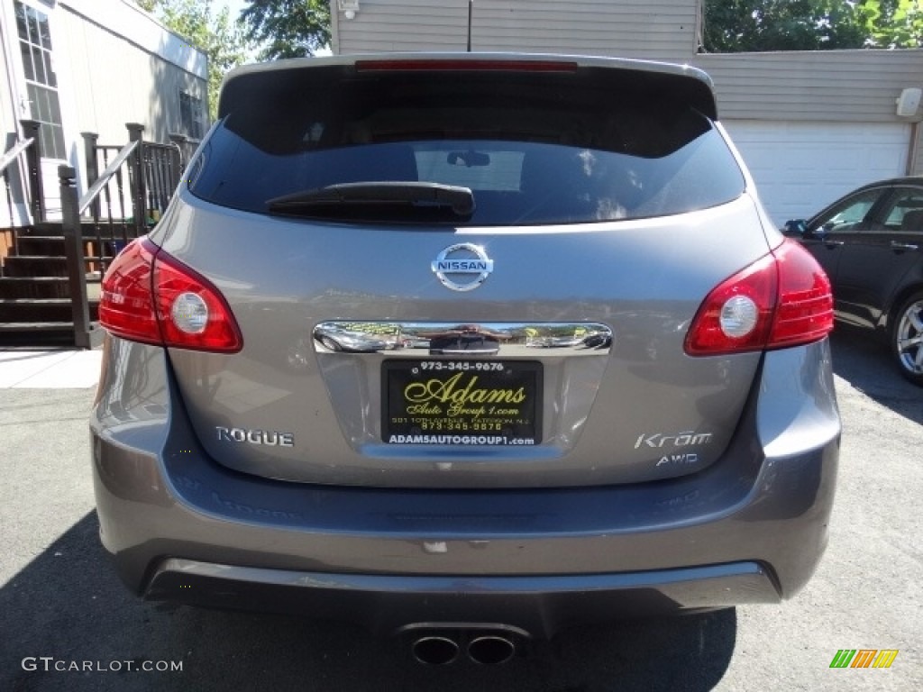 2011 Rogue S AWD Krom Edition - Platinum Graphite / Black photo #5