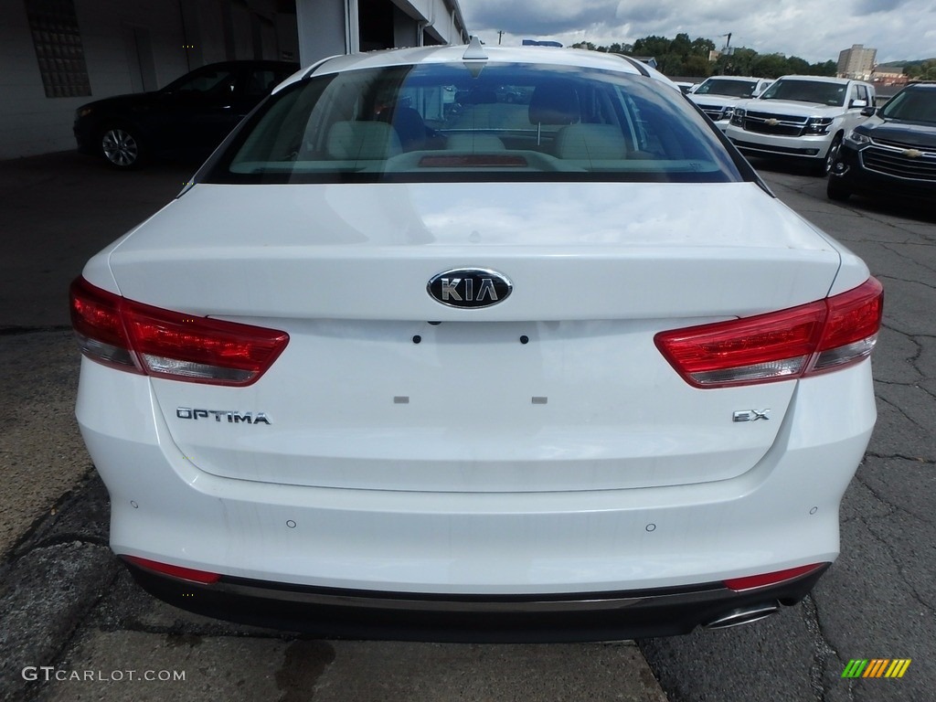 2018 Optima EX - Snow White Pearl / Black photo #3