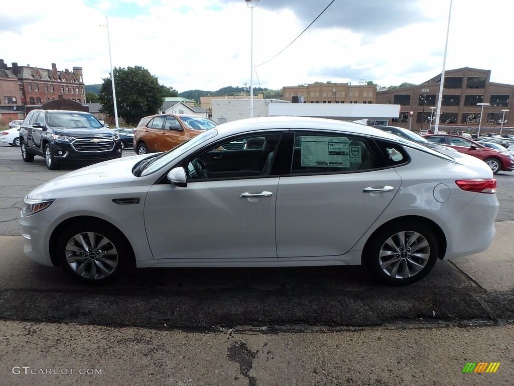 2018 Optima EX - Snow White Pearl / Black photo #5
