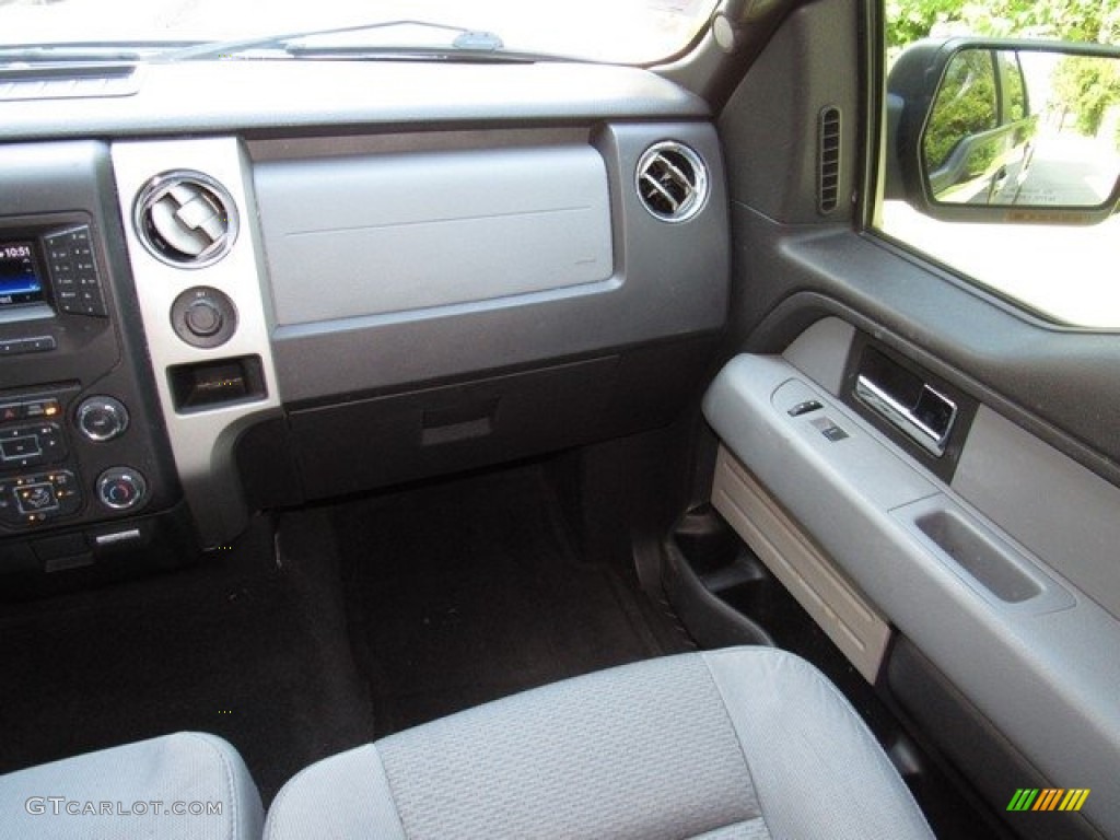 2013 F150 XLT SuperCrew - Blue Jeans Metallic / Adobe photo #16