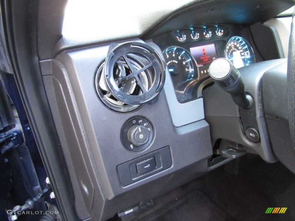 2013 F150 XLT SuperCrew - Blue Jeans Metallic / Adobe photo #24