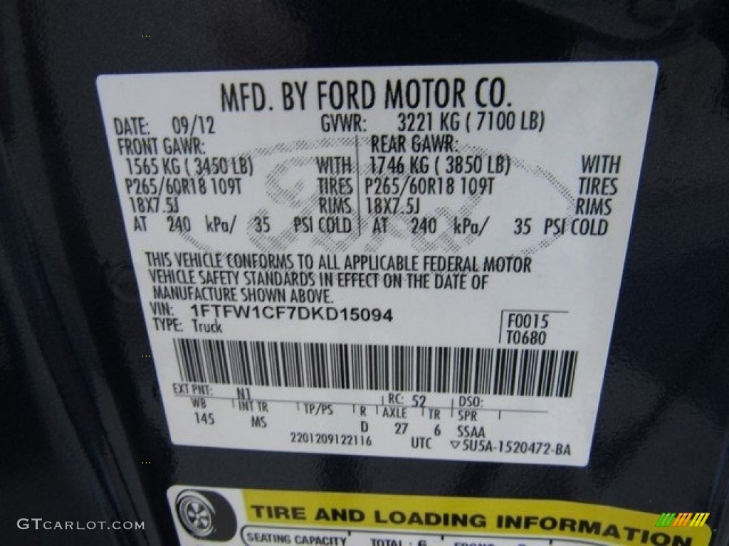 2013 F150 XLT SuperCrew - Blue Jeans Metallic / Adobe photo #32