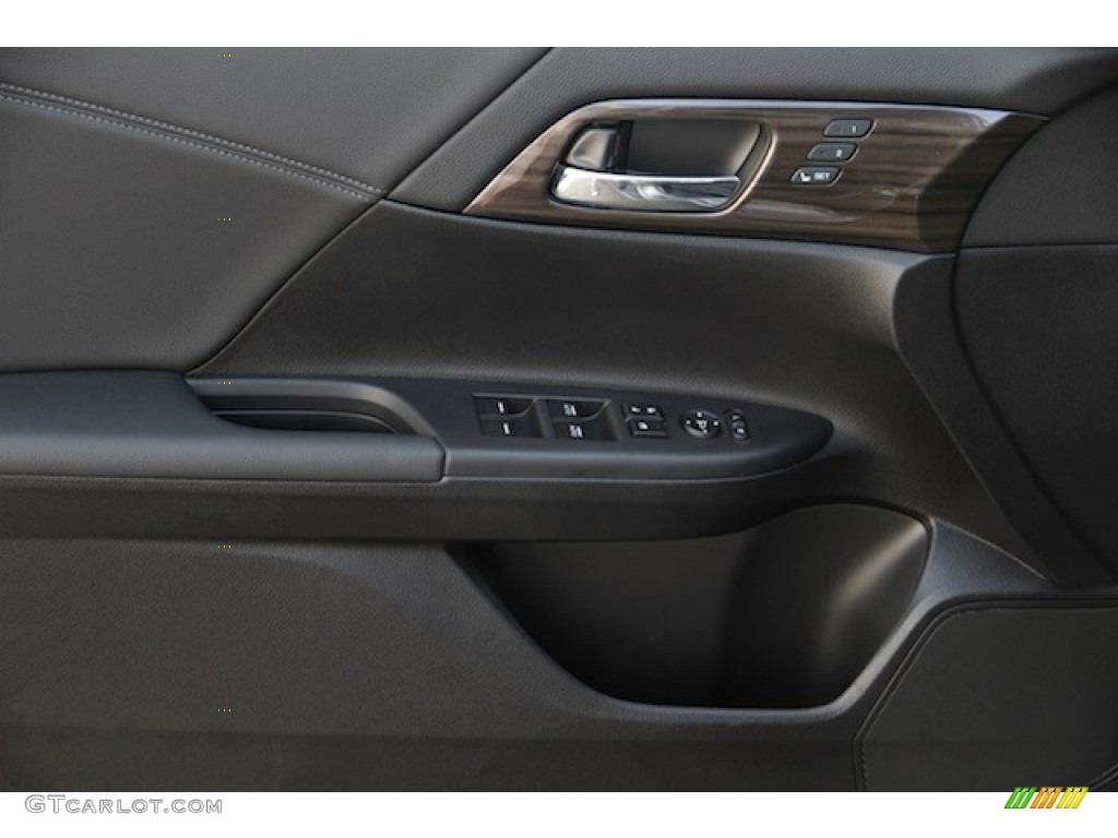 2017 Accord EX-L Sedan - Modern Steel Metallic / Black photo #8