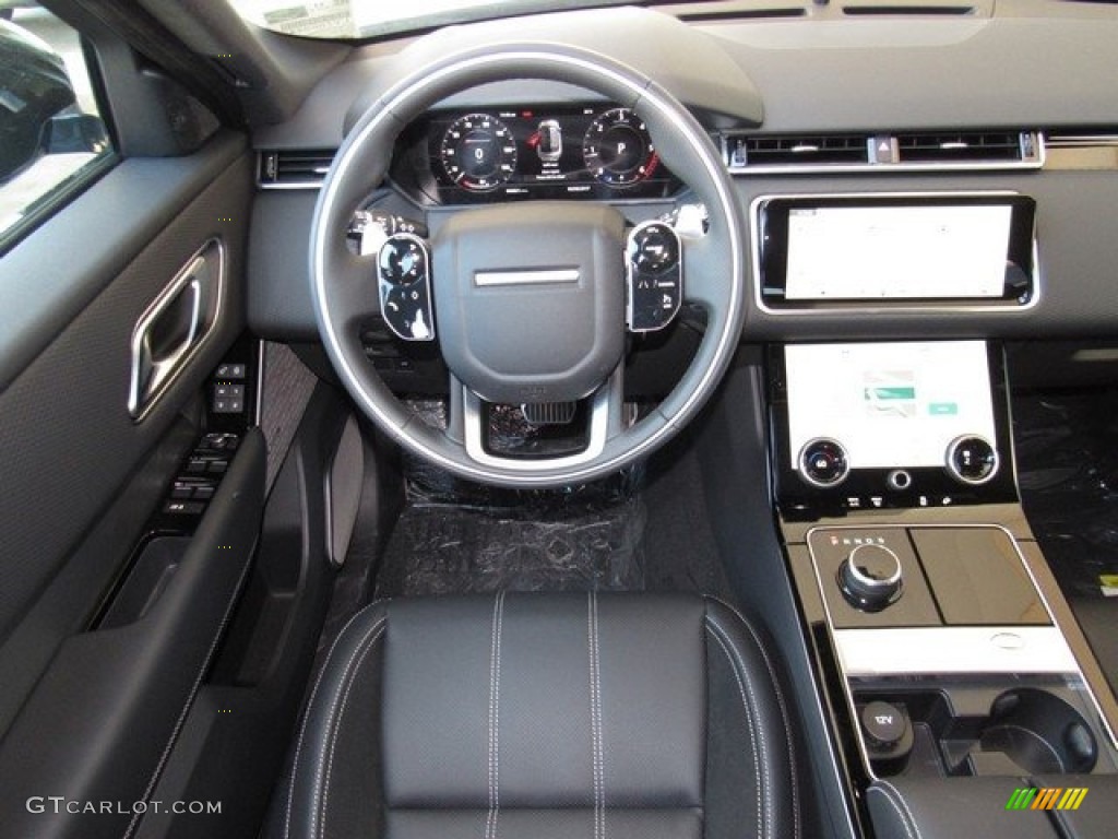 2018 Land Rover Range Rover Velar R Dynamic SE Ebony Dashboard Photo #122678721