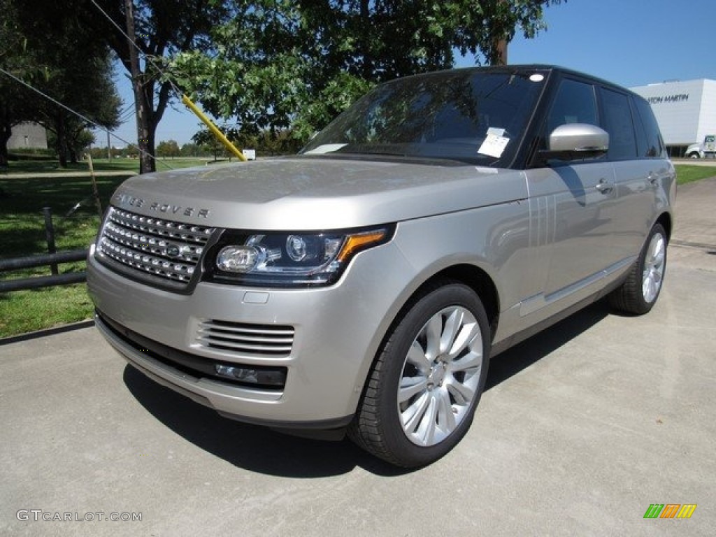 2017 Range Rover Supercharged - Aruba Metallic / Ebony/Ebony photo #9