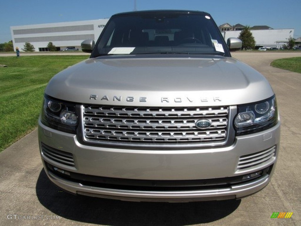 2017 Range Rover Supercharged - Aruba Metallic / Ebony/Ebony photo #12