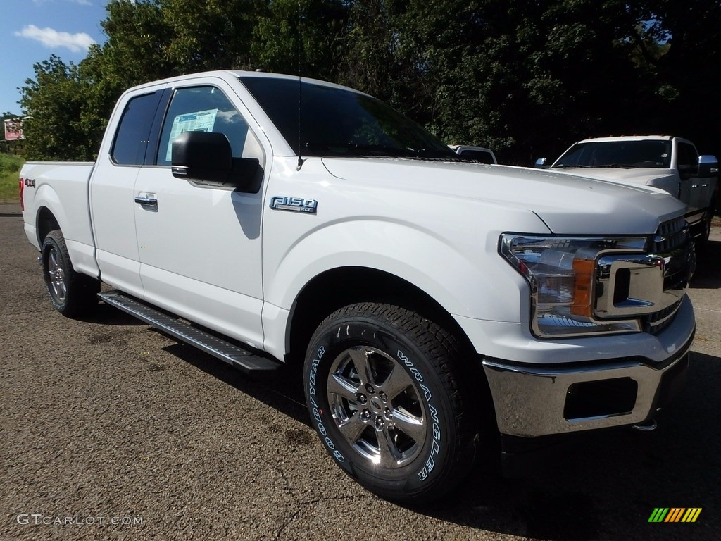 2018 F150 XLT SuperCab 4x4 - Oxford White / Black photo #8