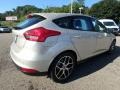 2017 White Gold Ford Focus SEL Hatch  photo #2