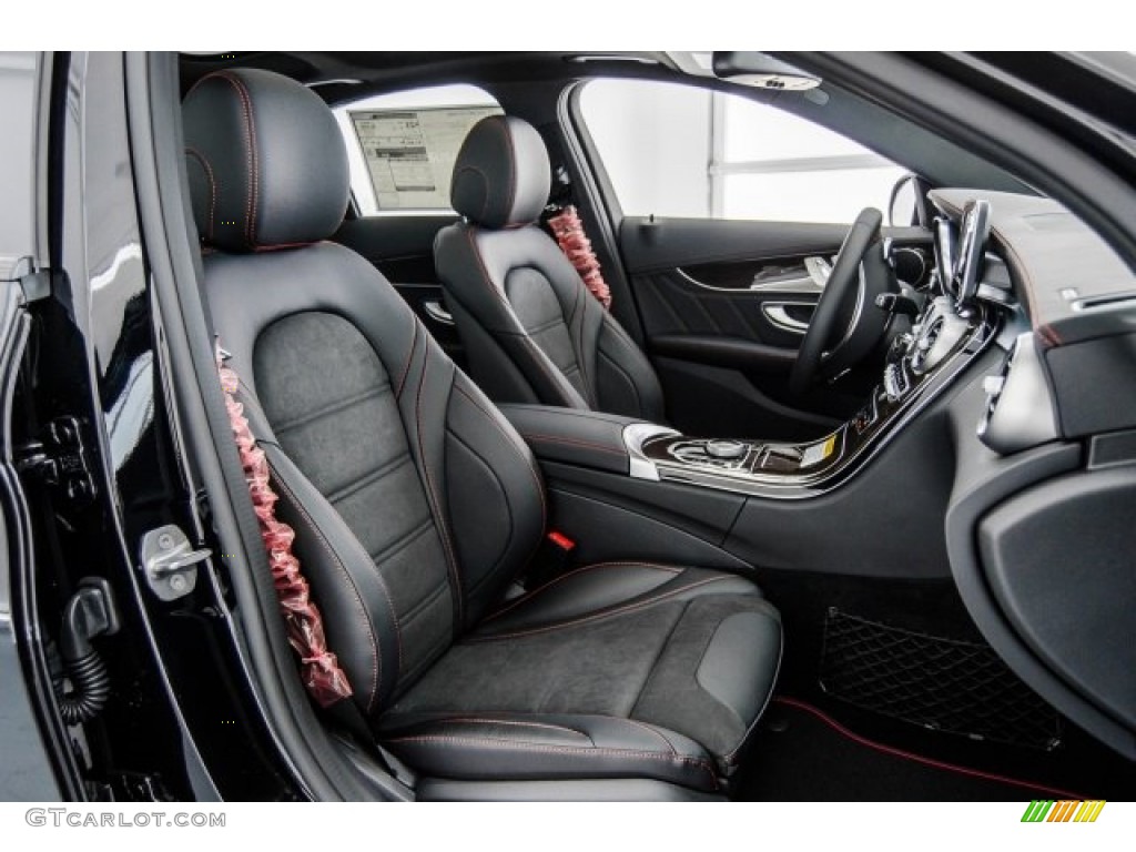 Black Interior 2018 Mercedes-Benz C 43 AMG 4Matic Sedan Photo #122681648