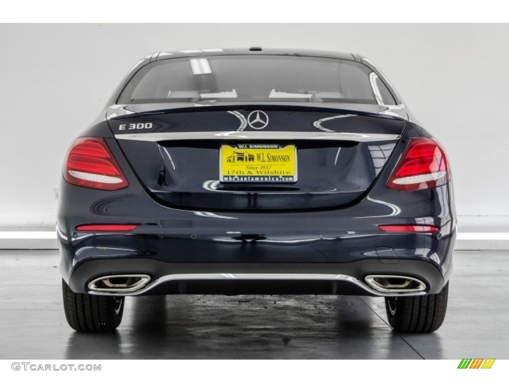 2018 E 300 Sedan - Lunar Blue Metallic / Macchiato Beige/Black photo #4
