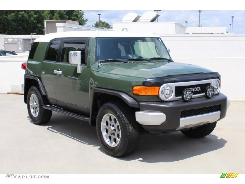 2013 FJ Cruiser 4WD - Army Green / Dark Charcoal photo #2