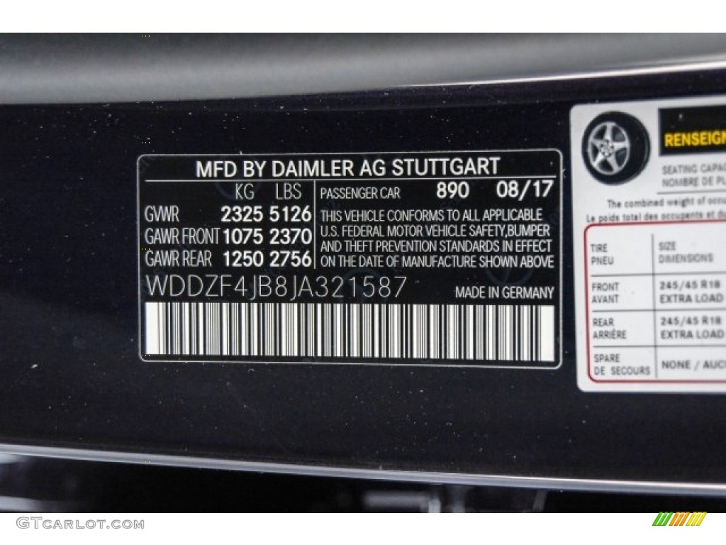 2018 E 300 Sedan - Lunar Blue Metallic / Macchiato Beige/Black photo #10