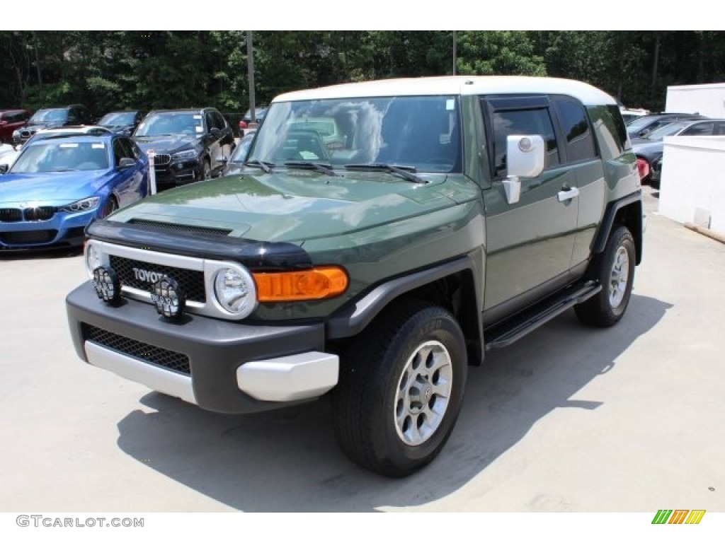 2013 FJ Cruiser 4WD - Army Green / Dark Charcoal photo #4