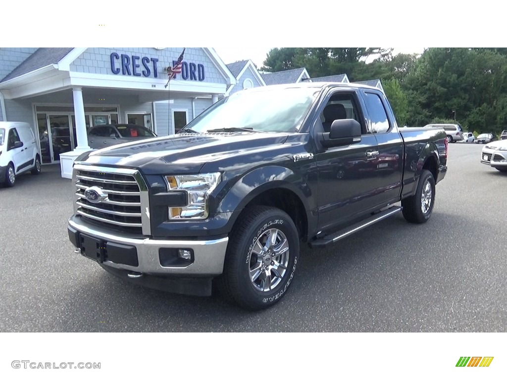 2017 F150 XL SuperCab 4x4 - Lithium Gray / Earth Gray photo #3