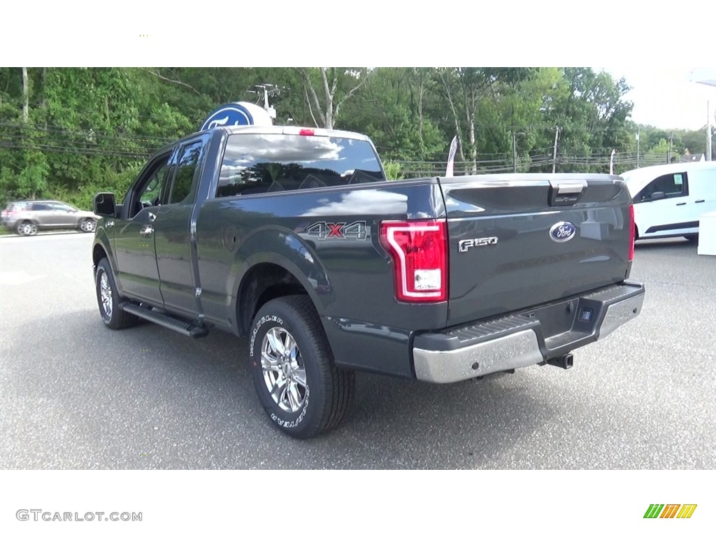 2017 F150 XL SuperCab 4x4 - Lithium Gray / Earth Gray photo #5