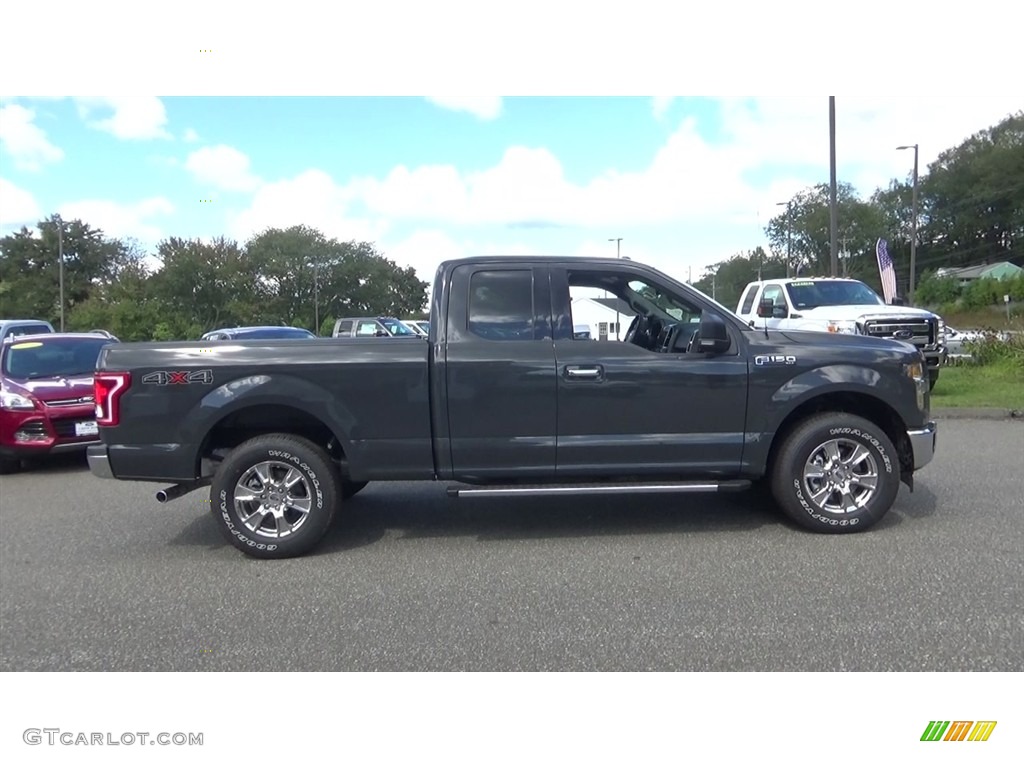 2017 F150 XL SuperCab 4x4 - Lithium Gray / Earth Gray photo #8