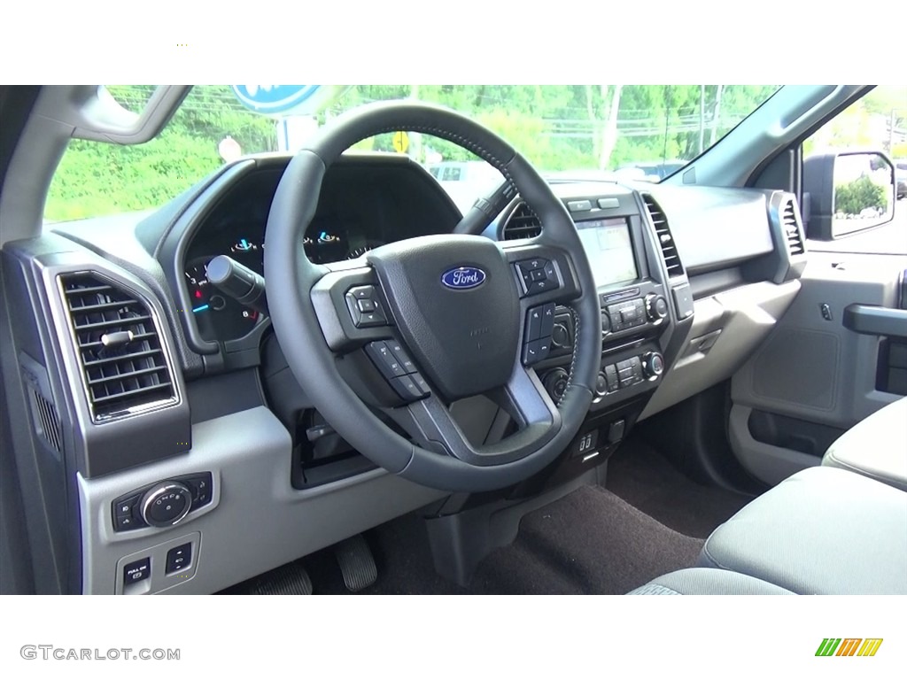 2017 F150 XL SuperCab 4x4 - Lithium Gray / Earth Gray photo #11