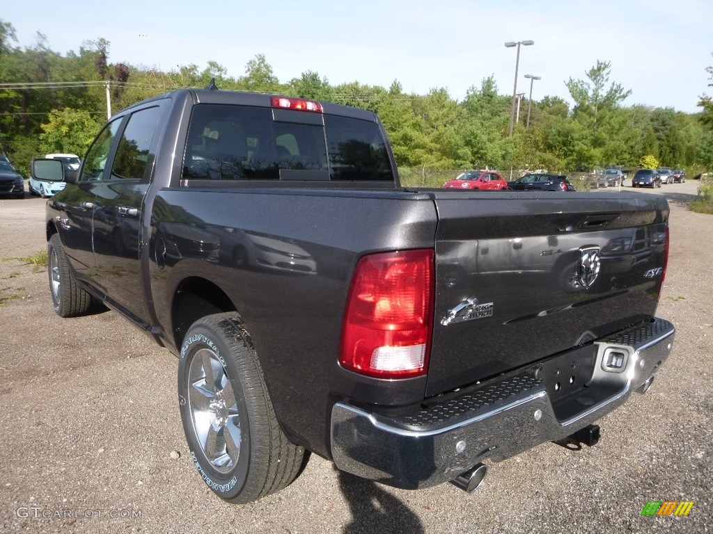 2018 1500 Big Horn Crew Cab 4x4 - Granite Crystal Metallic / Black/Diesel Gray photo #3