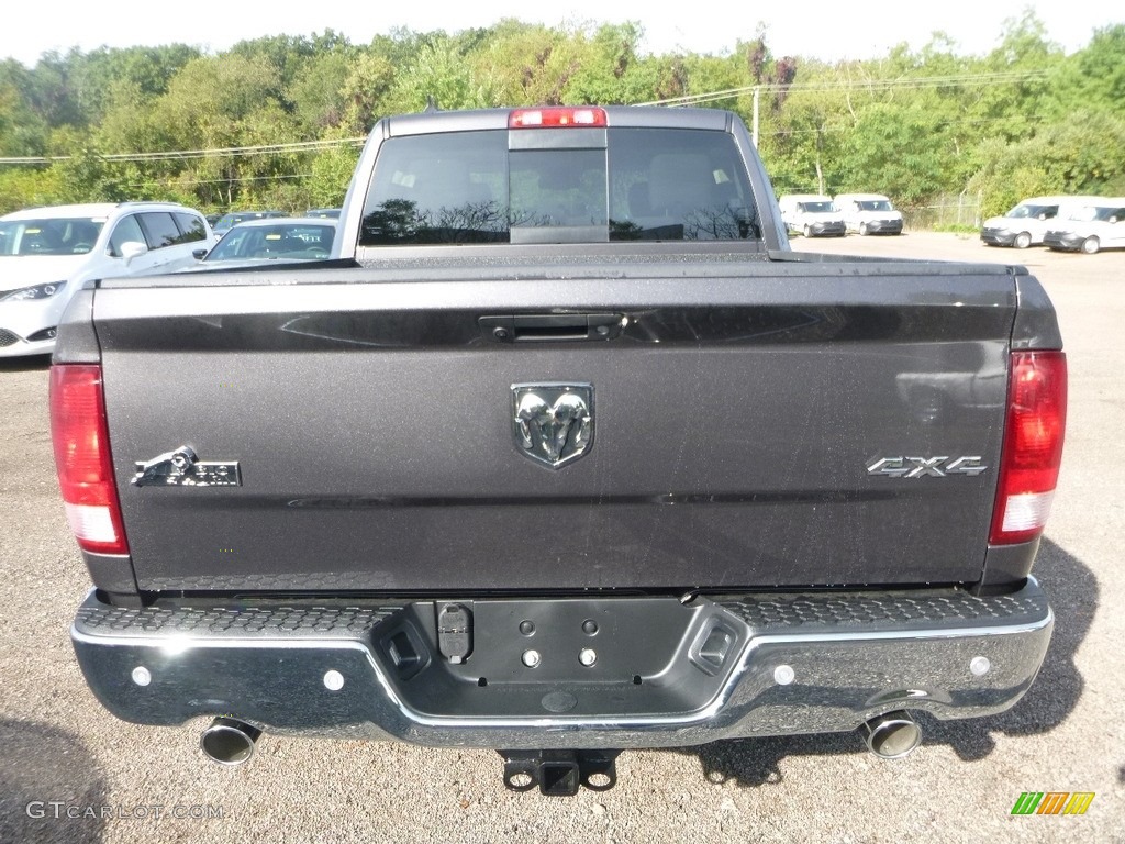2018 1500 Big Horn Crew Cab 4x4 - Granite Crystal Metallic / Black/Diesel Gray photo #4