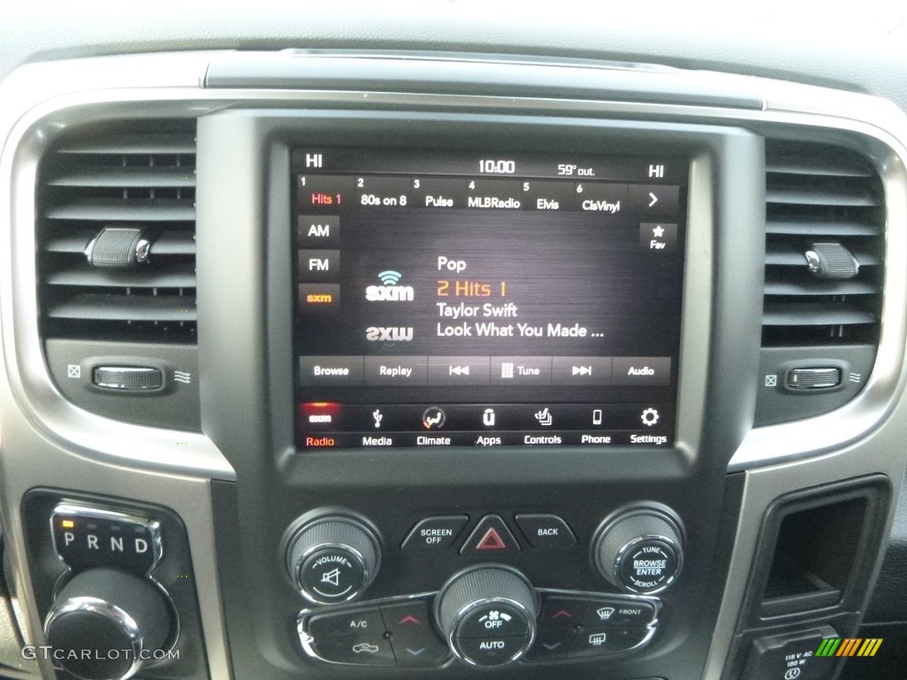 2018 1500 Big Horn Crew Cab 4x4 - Granite Crystal Metallic / Black/Diesel Gray photo #17
