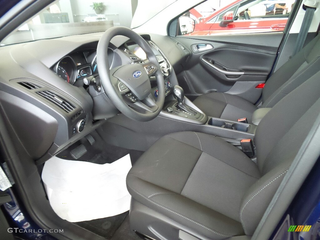 2017 Focus SEL Hatch - Kona Blue / Charcoal Black photo #5