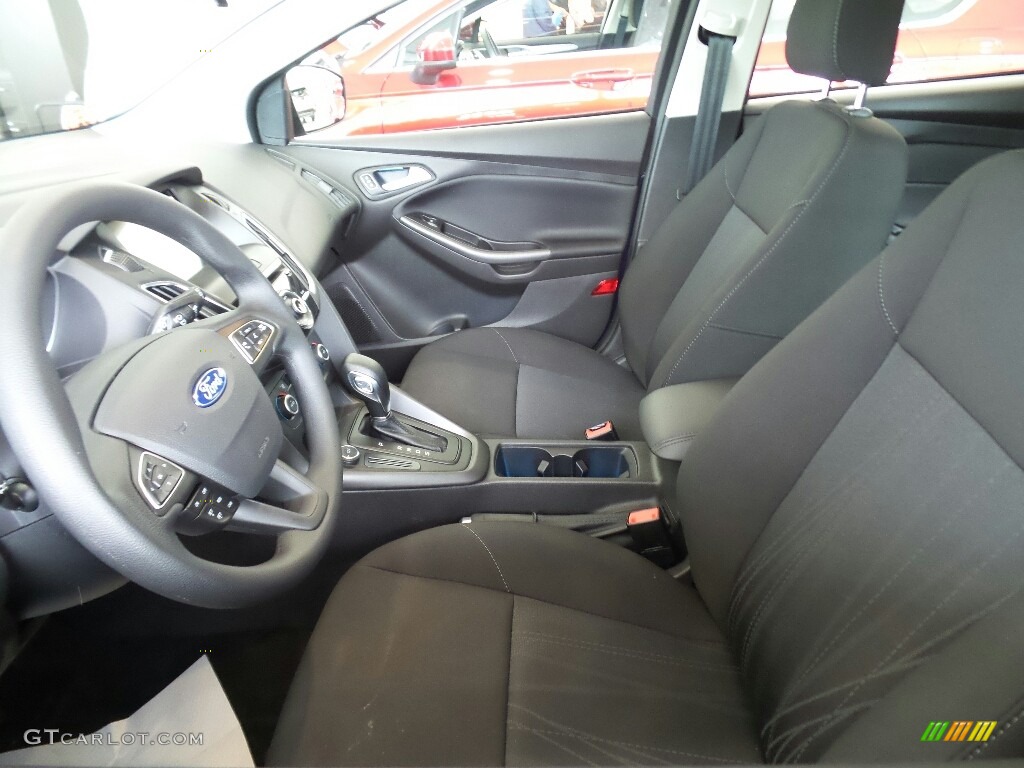 2017 Focus SEL Hatch - Kona Blue / Charcoal Black photo #6
