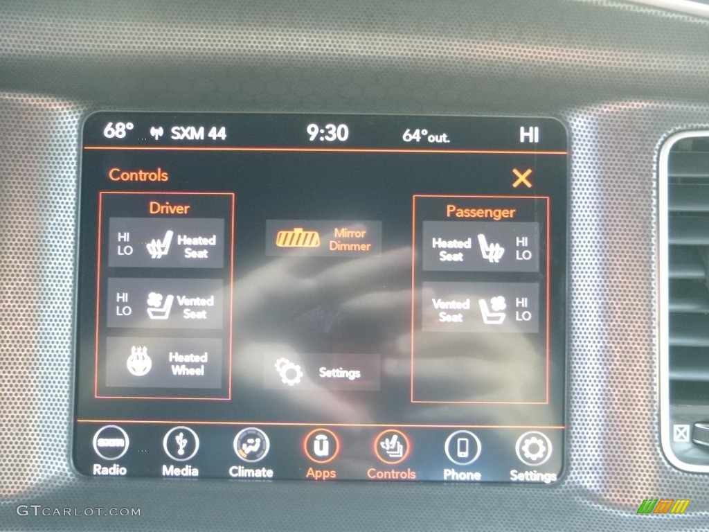 2018 Charger GT AWD - Yellow Jacket / Black photo #18