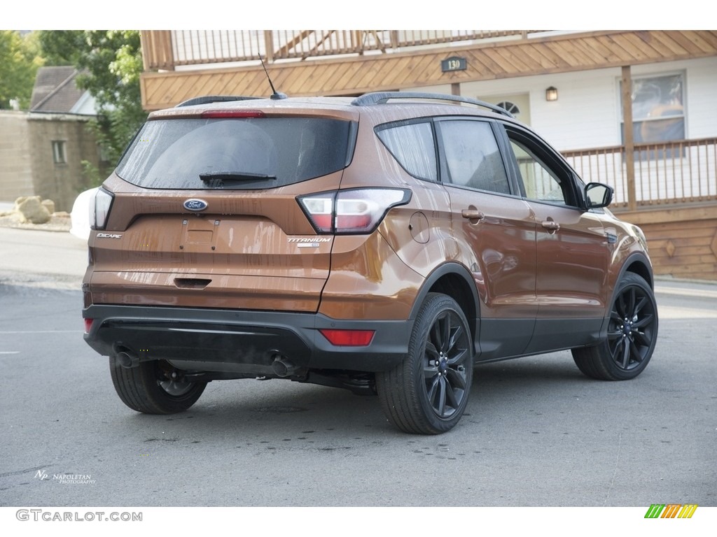 2017 Escape Titanium 4WD - Canyon Ridge / Charcoal Black photo #4